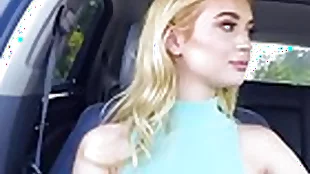 Cute teen Anastasia Manly fucks be advisable for a passenger car impetus POV