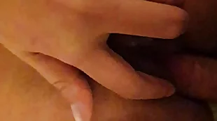 My Asian pussy fucked greater than rub-down the sofa, he cums greater than me