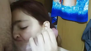Along to prime blowjob in a camera