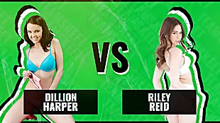 TeamSkeet - Enterprise Be fitting of Be transferred to Babes - Riley Reid vs. Dillion Harper - Who Wins Be transferred to Award?